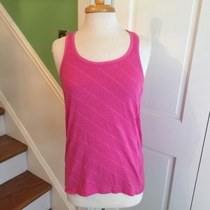 Lululemon Multi Pink Striped Racerback Tank Top